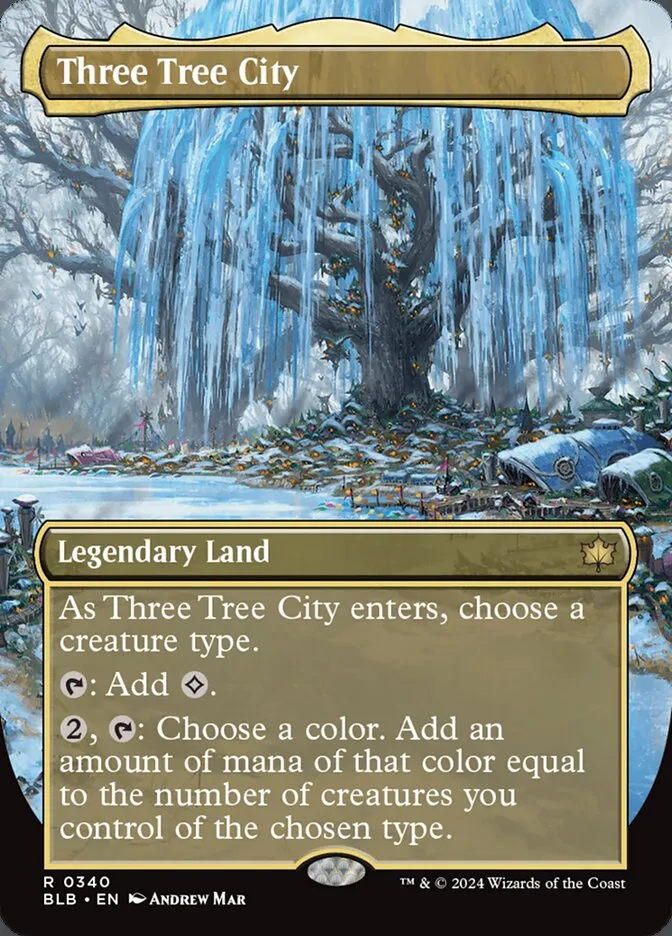 2024 Bloomburrow Three Tree City #340 rare card image