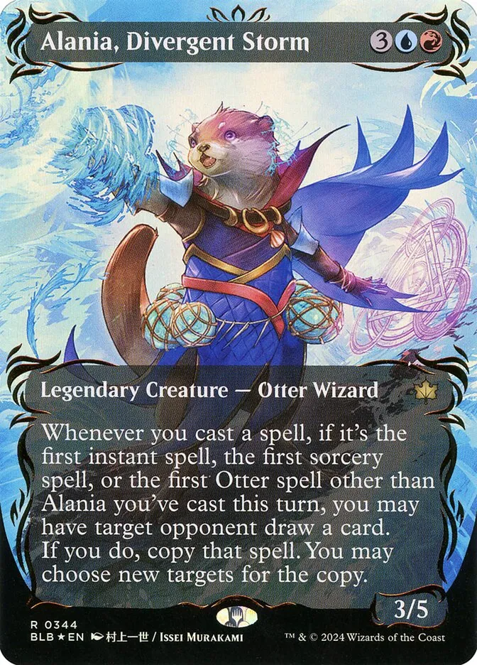 2024 Bloomburrow Alania, Divergent Storm rare #344 rare card image