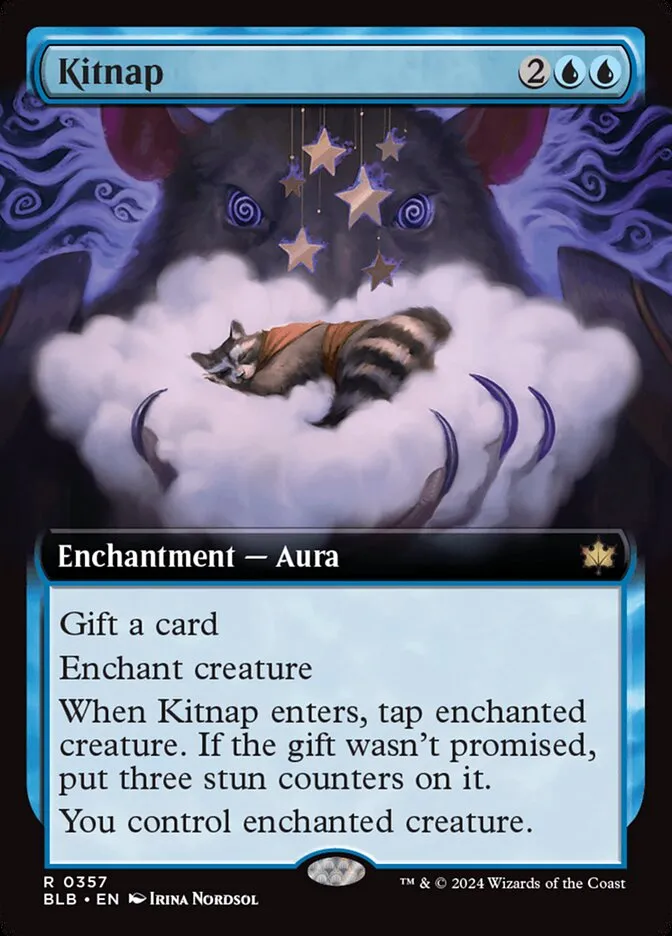 2024 Bloomburrow Kitnap #357 rare card image