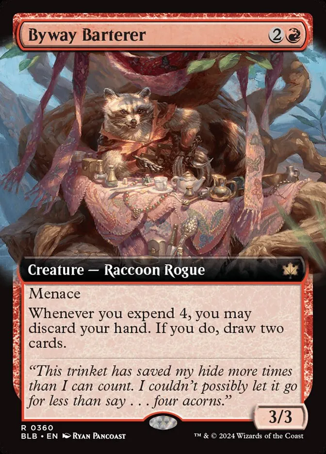 2024 Bloomburrow Byway Barterer #360 rare card image