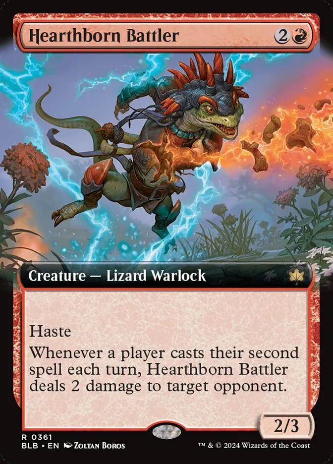 2024 Bloomburrow Hearthborn Battler #361 rare card image