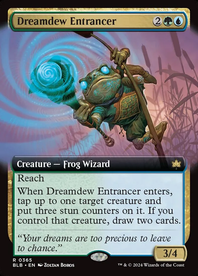 2024 Bloomburrow Dreamdew Entrancer #365 rare card image
