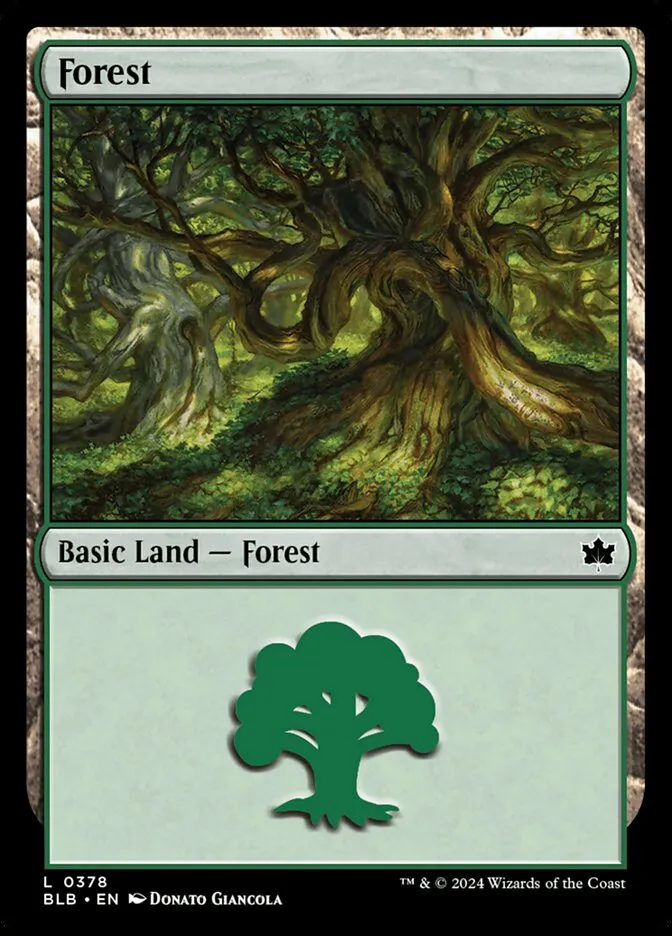 2024 Bloomburrow Forest common #378 common card image
