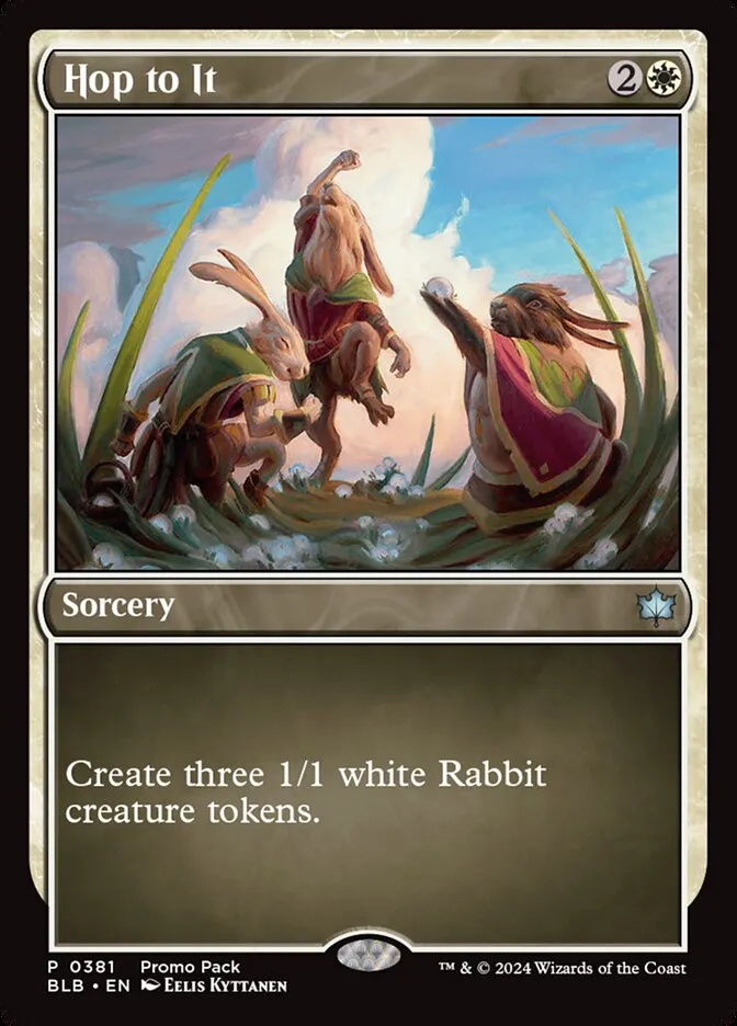 2024 Bloomburrow Hop to It #381 uncommon card image