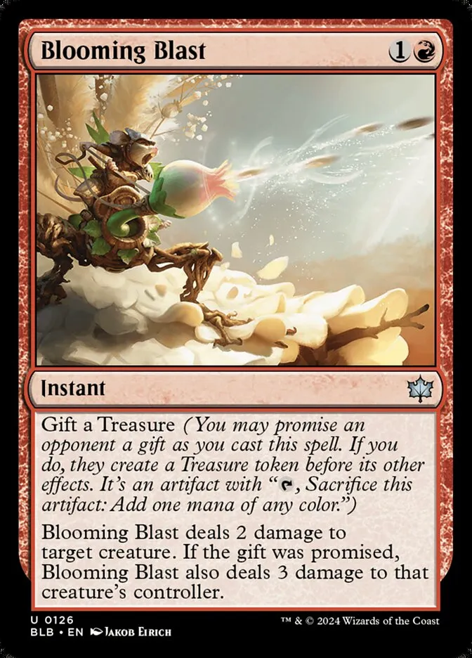 2024 Bloomburrow Blooming Blast uncommon #126 uncommon card image