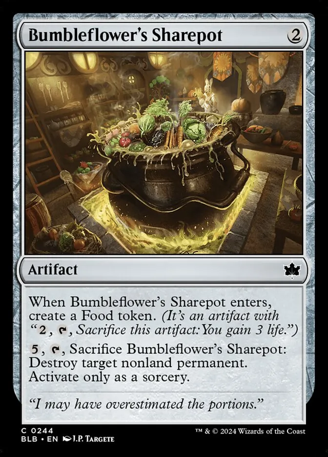 2024 Bloomburrow Bumbleflower's Sharepot #244 common card image