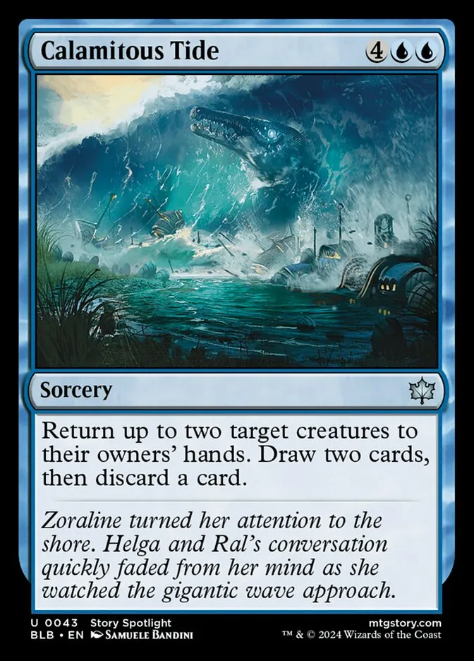 2024 Bloomburrow Calamitous Tide [Foil] uncommon #43 uncommon card image