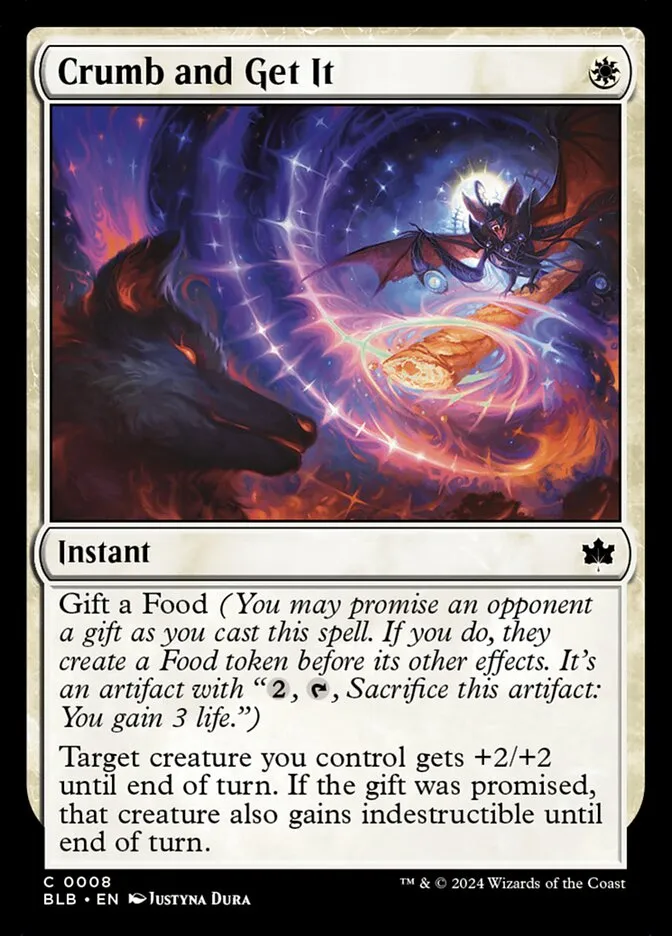 2024 Bloomburrow Crumb and Get It [Foil] common #8 common card image