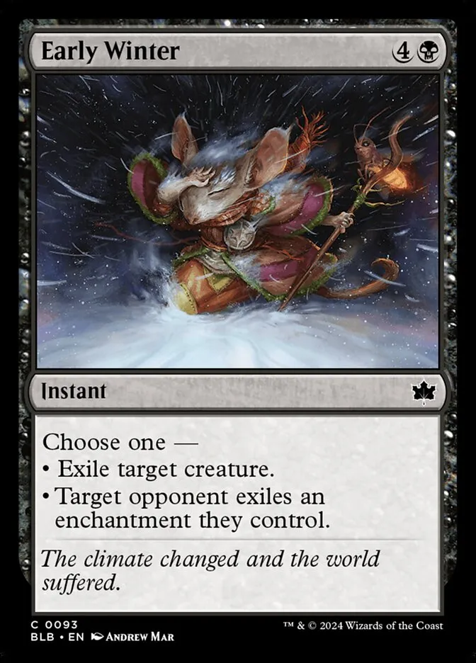 2024 Bloomburrow Early Winter #93 common card image