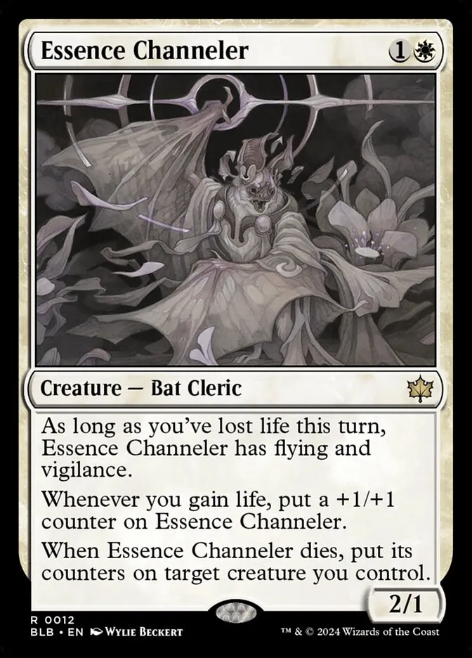 2024 Bloomburrow Essence Channeler [Foil] rare #12 rare card image