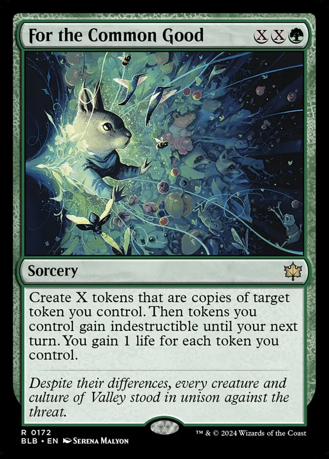 2024 Bloomburrow For the Common Good #172 rare card image