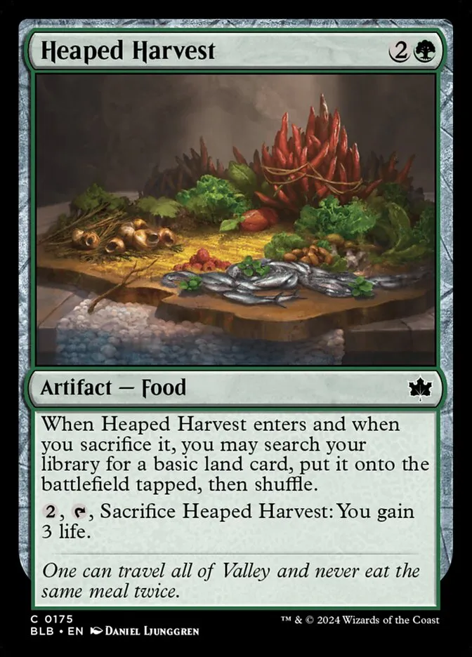 2024 Bloomburrow Heaped Harvest #175 common card image