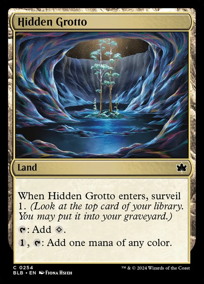 2024 Bloomburrow Hidden Grotto #254 common card image