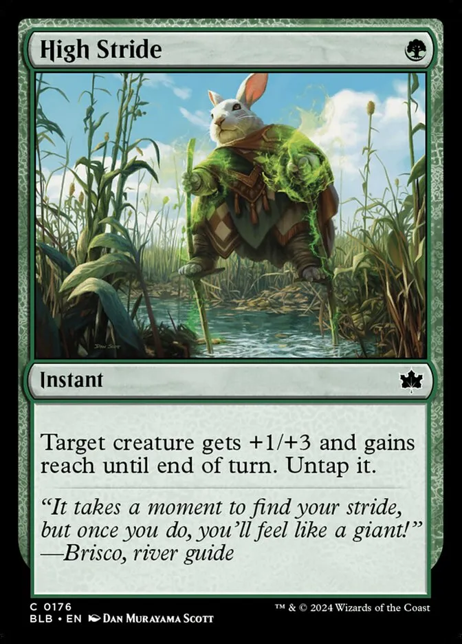 2024 Bloomburrow High Stride [Foil] common #176 common card image