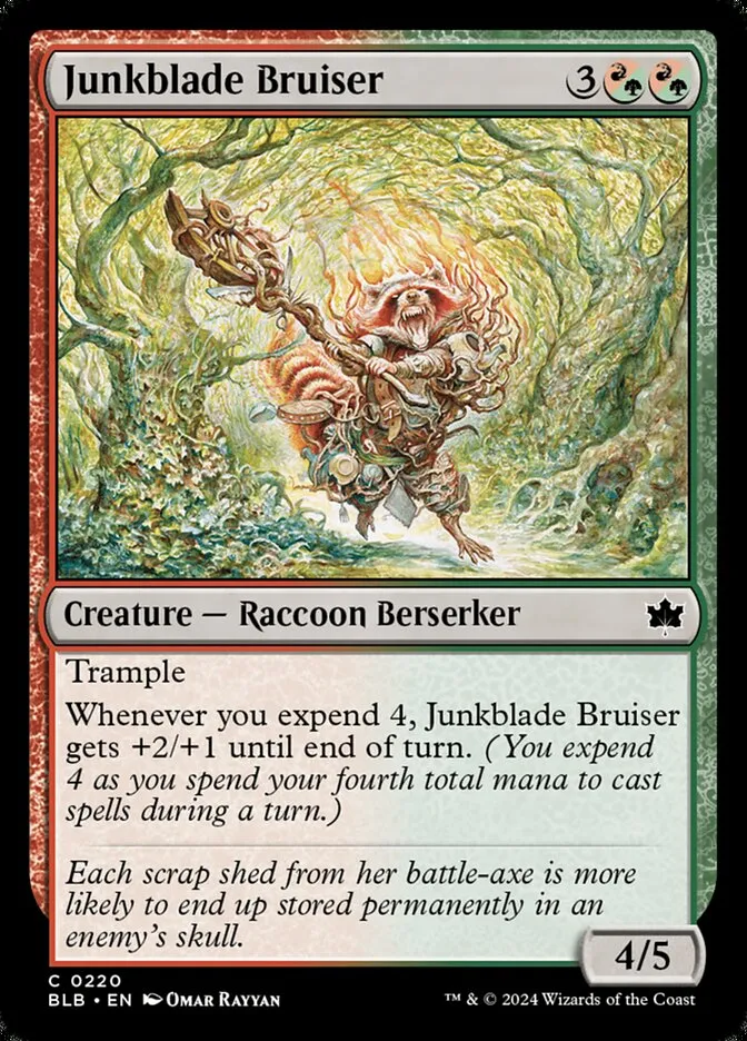 2024 Bloomburrow Junkblade Bruiser common #220 common card image