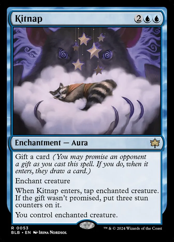 2024 Bloomburrow Kitnap [Foil] rare #53 rare card image