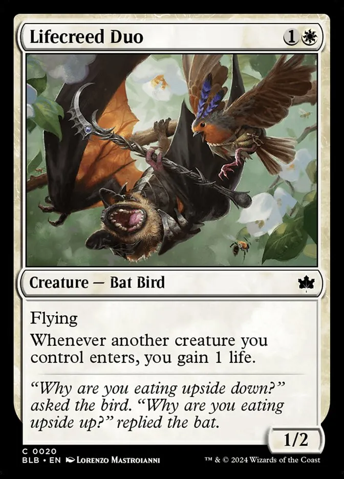 2024 Bloomburrow Lifecreed Duo [Foil] common #20 common card image