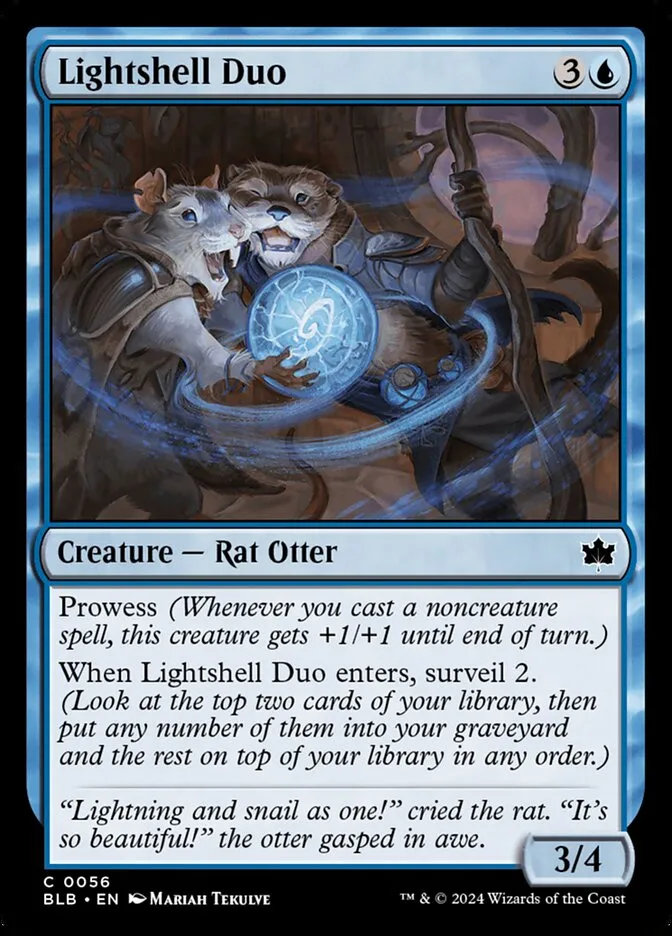 2024 Bloomburrow Lightshell Duo [Foil] common #56 common card image