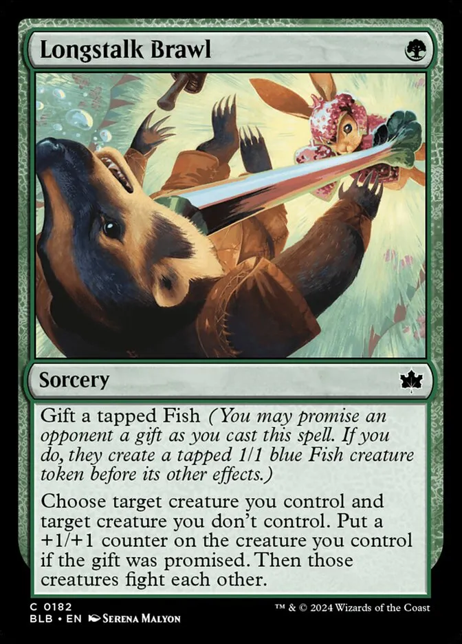 2024 Bloomburrow Longstalk Brawl common #182 common card image