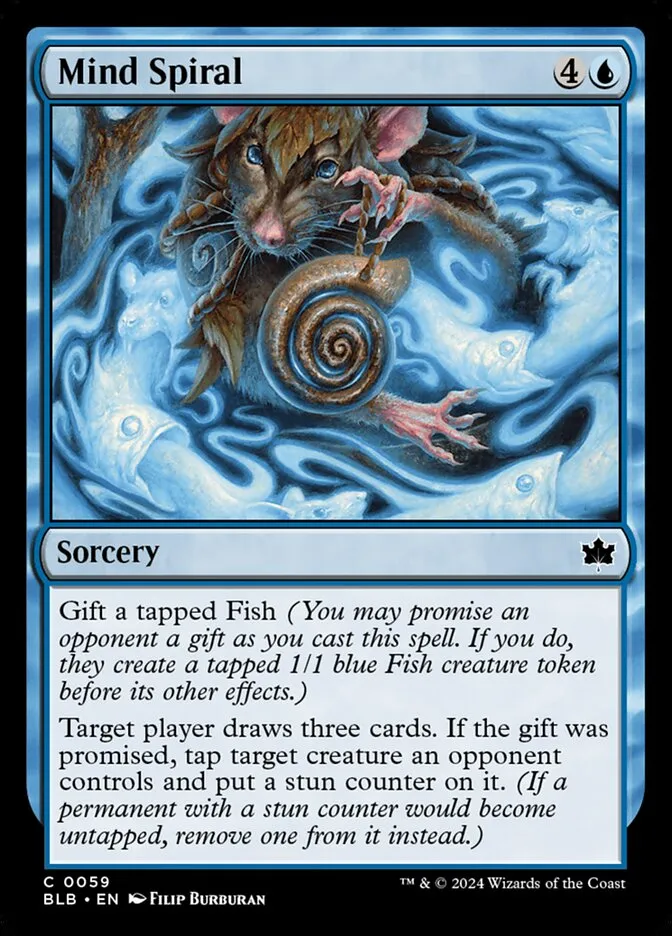 2024 Bloomburrow Mind Spiral common #59 common card image