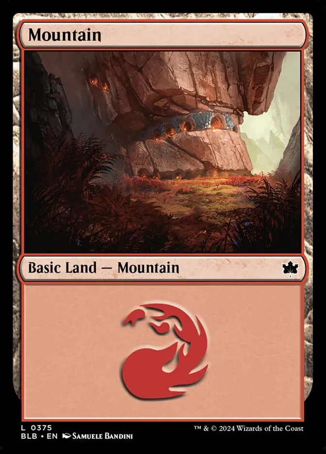 2024 Bloomburrow Mountain common #375 common card image