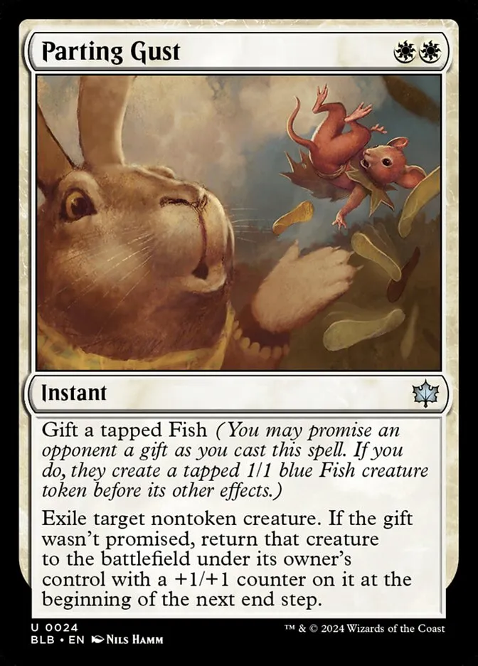 2024 Bloomburrow Parting Gust [Foil] uncommon #24 uncommon card image