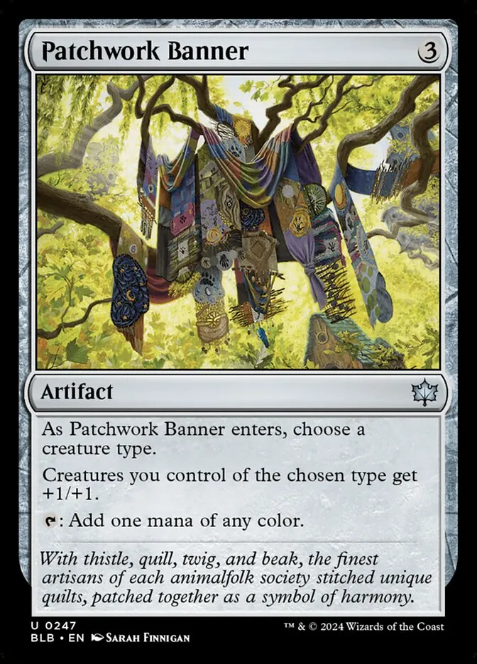 2024 Bloomburrow Patchwork Banner uncommon #247 uncommon card image