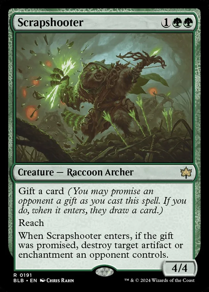 2024 Bloomburrow Scrapshooter #191 rare card image