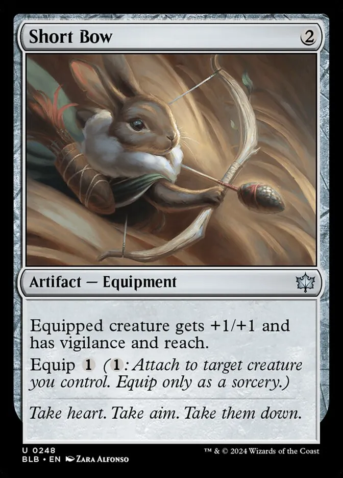 2024 Bloomburrow Short Bow uncommon #248 uncommon card image