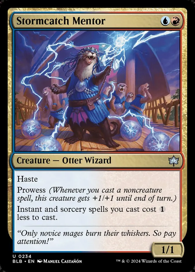 2024 Bloomburrow Stormcatch Mentor #234 uncommon card image