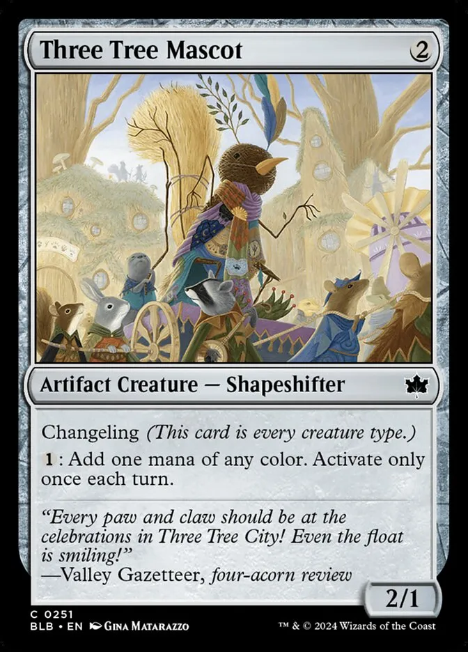 2024 Bloomburrow Three Tree Mascot common #251 common card image