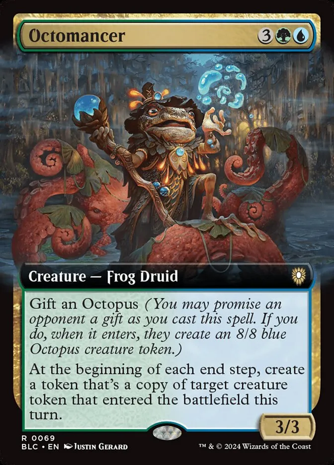 2024 Bloomburrow Commander Octomancer rare #69 rare card image