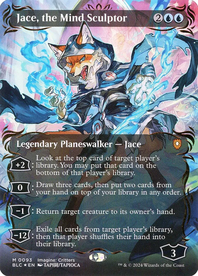 2024 Bloomburrow Commander Jace, the Mind Sculptor mythic #93 mythic card image