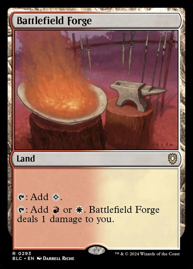 2024 Bloomburrow Commander Battlefield Forge #293 rare card image