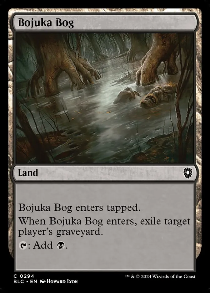 2024 Bloomburrow Commander Bojuka Bog common #294 common card image