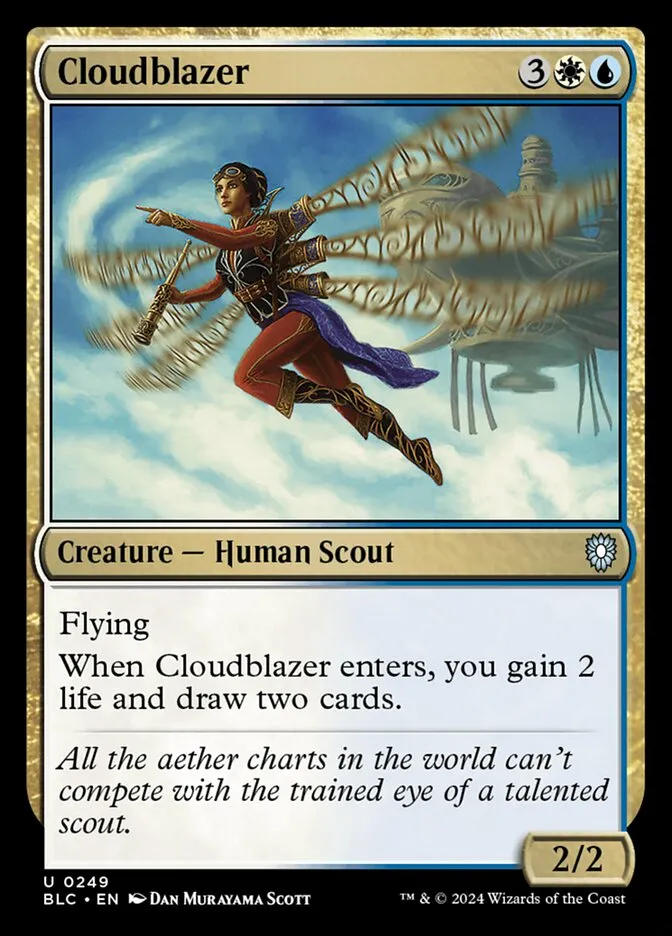 2024 Bloomburrow Commander Cloudblazer uncommon #249 uncommon card image