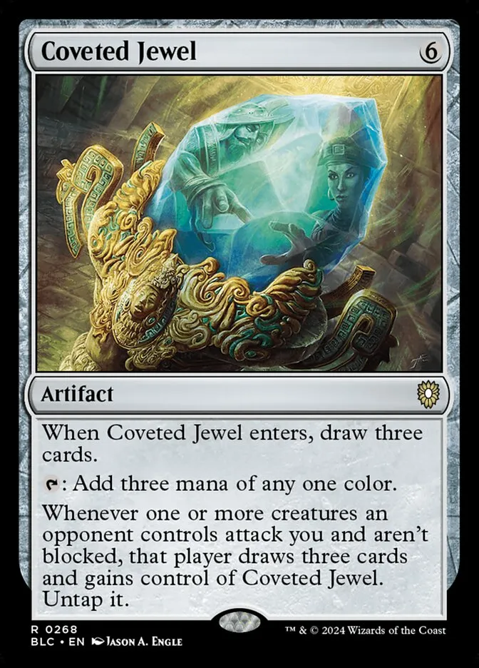 2024 Bloomburrow Commander Coveted Jewel #268 rare card image
