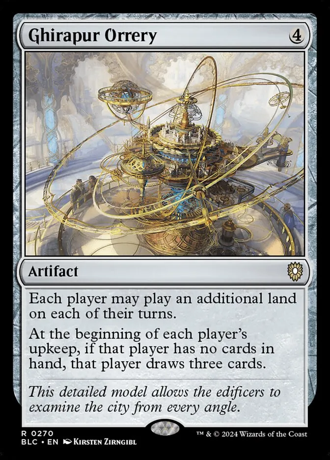 2024 Bloomburrow Commander Ghirapur Orrery #270 rare card image