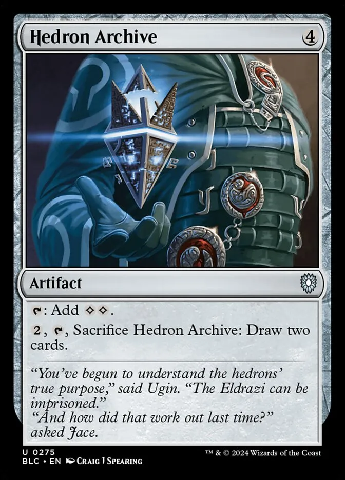 2024 Bloomburrow Commander Hedron Archive uncommon #275 uncommon card image
