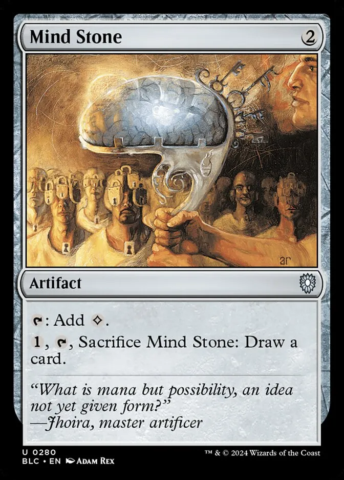 2024 Bloomburrow Commander Mind Stone uncommon #280 uncommon card image