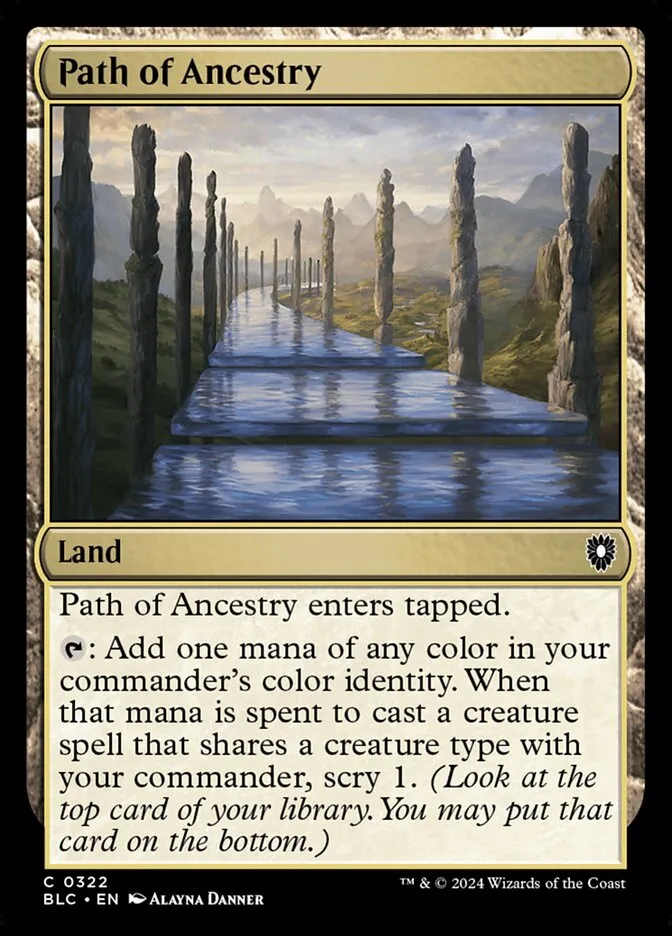 2024 Bloomburrow Commander Path of Ancestry common #322 common card image