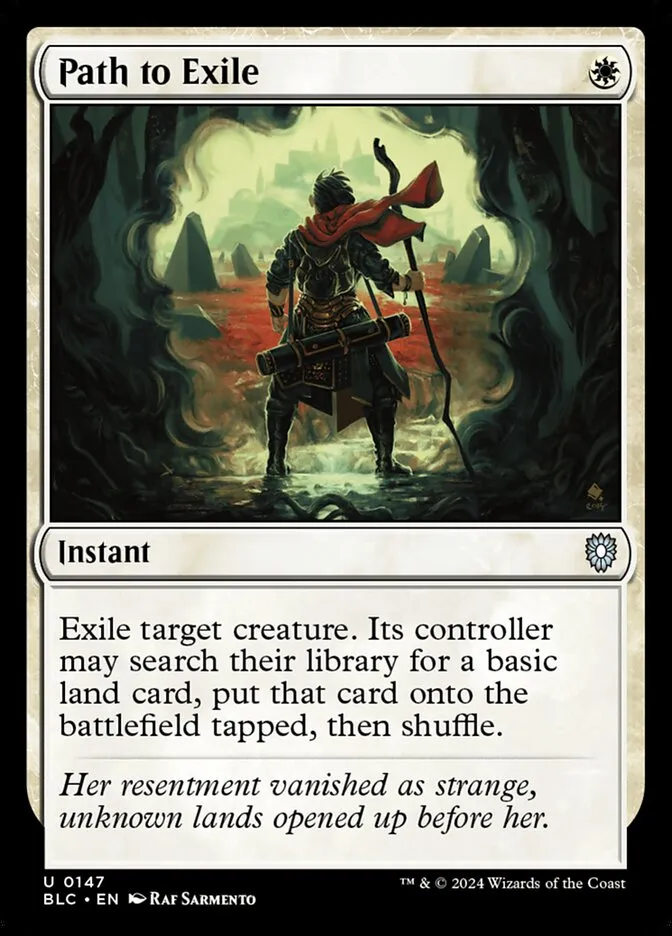 2024 Bloomburrow Commander Path to Exile uncommon #147 uncommon card image