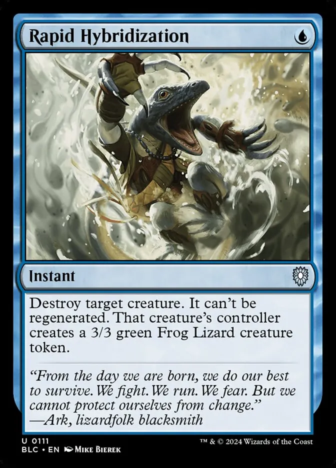 2024 Bloomburrow Commander Rapid Hybridization uncommon #111 uncommon card image