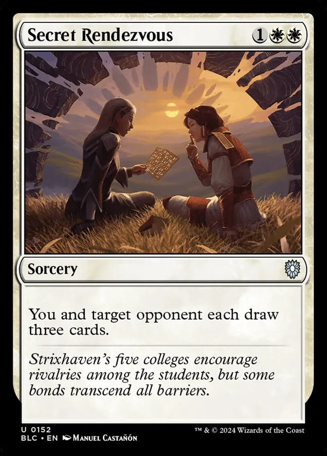 2024 Bloomburrow Commander Secret Rendezvous uncommon #152 uncommon card image