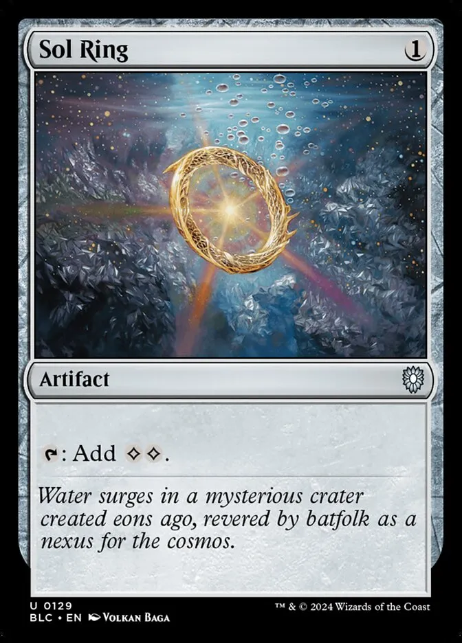 2024 Bloomburrow Commander Sol Ring uncommon #129 uncommon card image