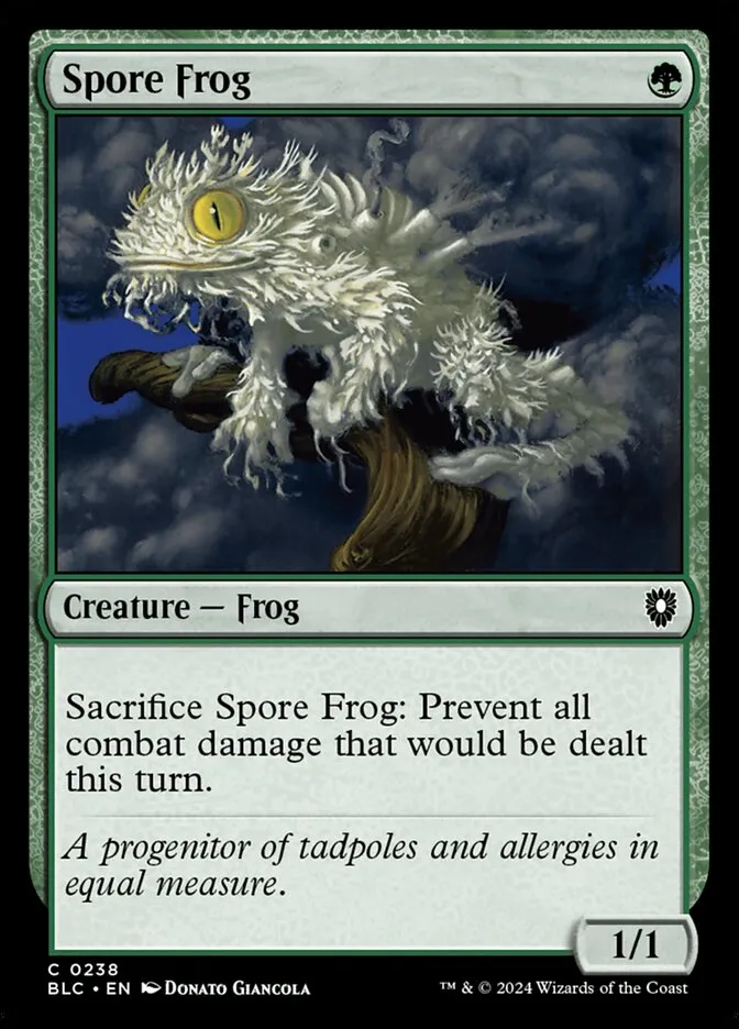 2024 Bloomburrow Commander Spore Frog common #238 common card image