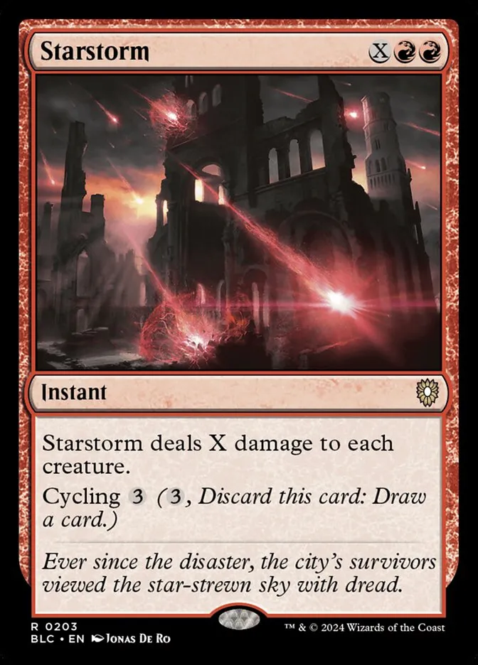 2024 Bloomburrow Commander Starstorm #203 rare card image