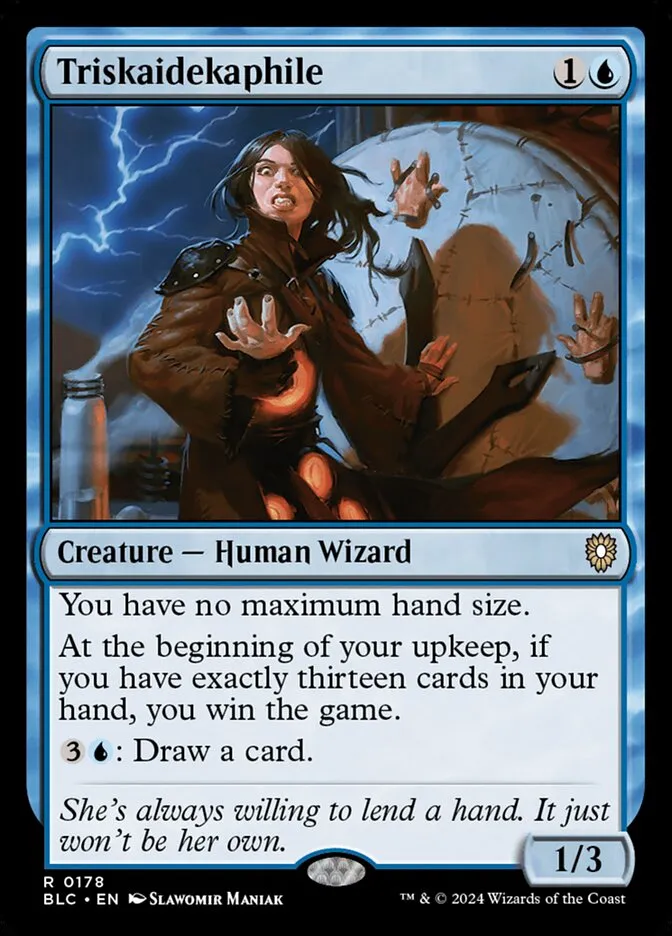 2024 Bloomburrow Commander Triskaidekaphile #178 rare card image