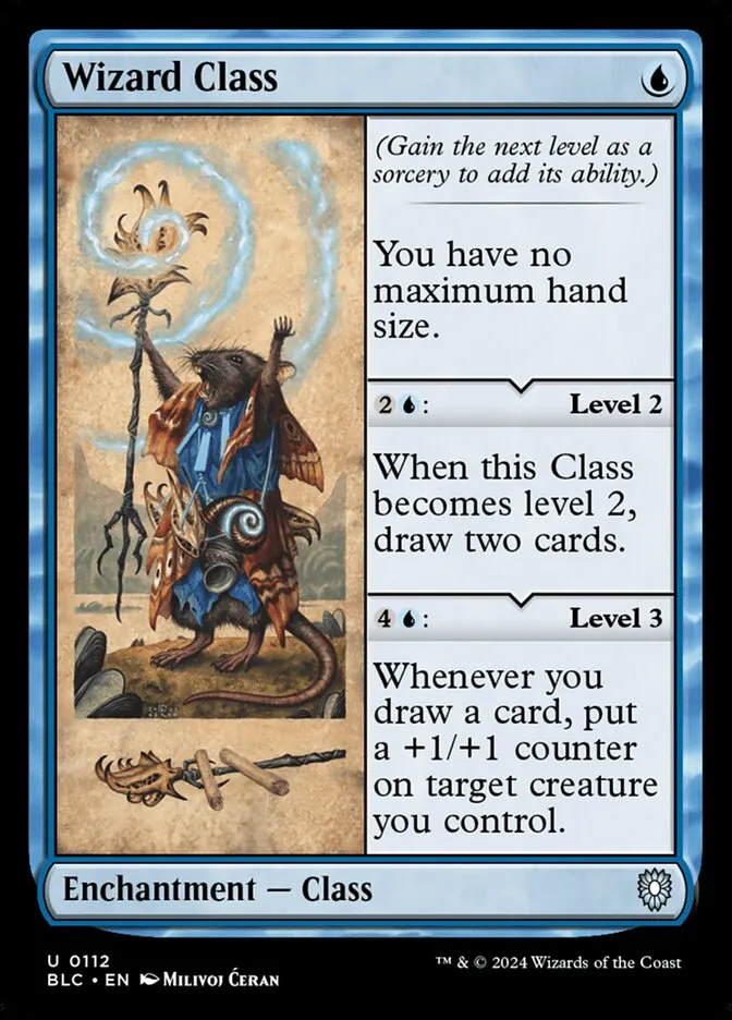 2024 Bloomburrow Commander Wizard Class uncommon #112 uncommon card image