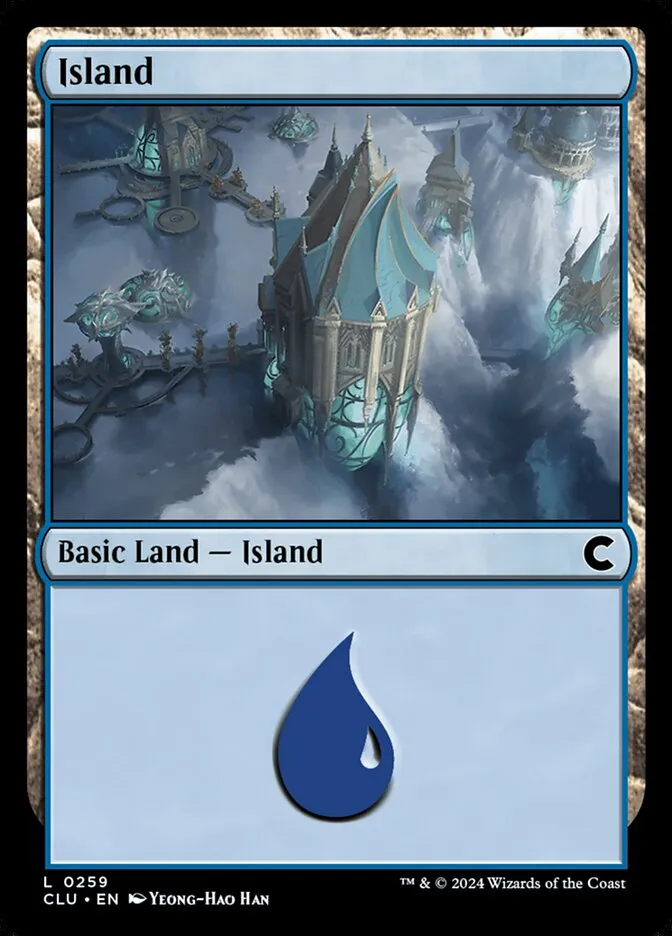 2024 Ravnica: Clue Edition Island #259 common card image